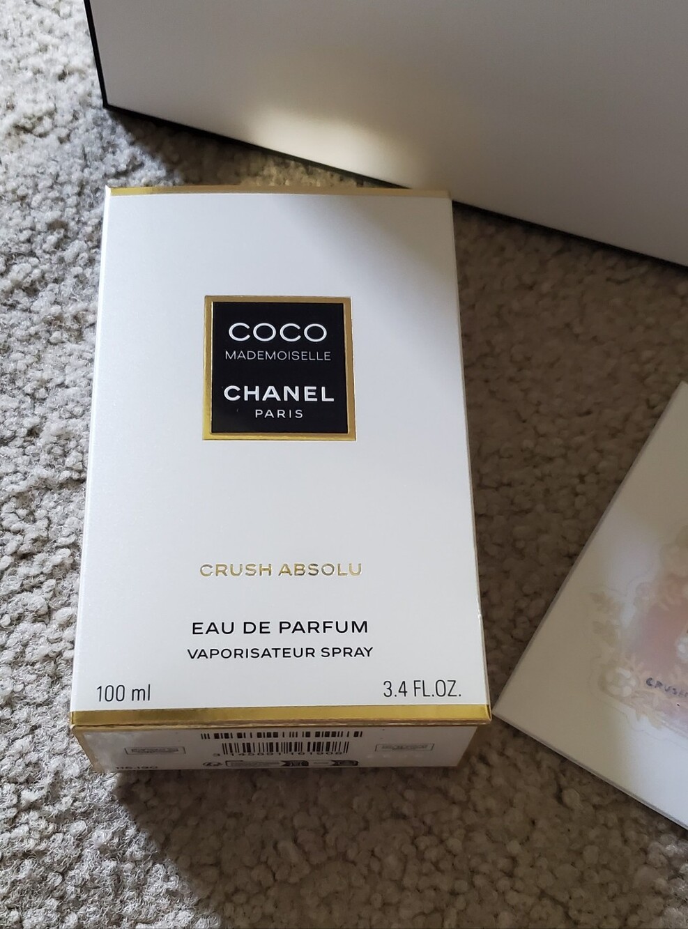 Coco Chanel Mademoiselle Crush Absolut Box And Stickers